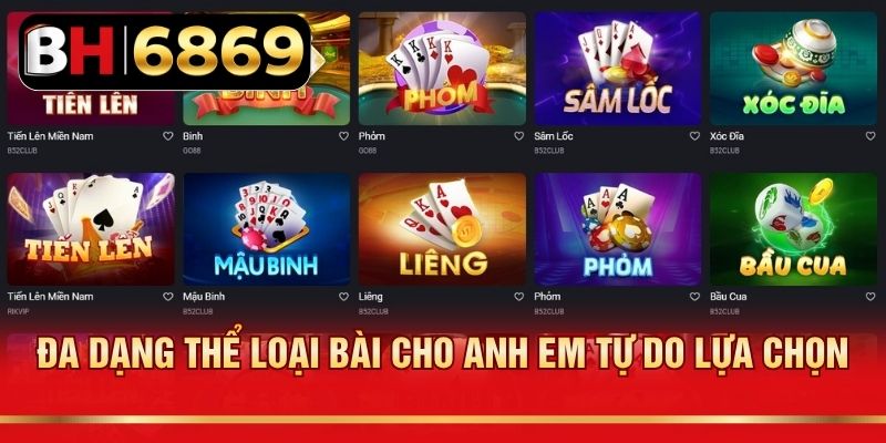 Đa dạng thể loại bài cho anh em tự do lựa chọn